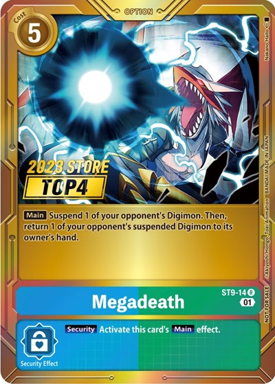 Megadeath (2023 Store Top 4) (Starter Deck 09: Ultimate Ancient Dragon) Near Mint Foil