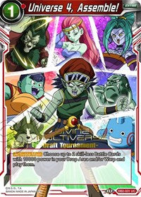 Univers 4, assemblez-vous ! (Divine Multiverse Draft Tournament) (DB2-031) [Cartes de promotion de tournoi] 