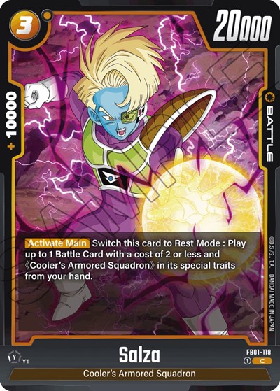Salza FB01-118 (Awakened Pulse) Near Mint