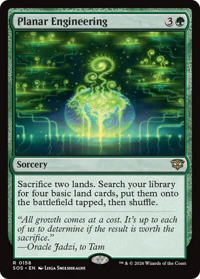 Planar Engineering (Secrets of Strixhaven) Near Mint - Nick Nack's Full Frontal Attack