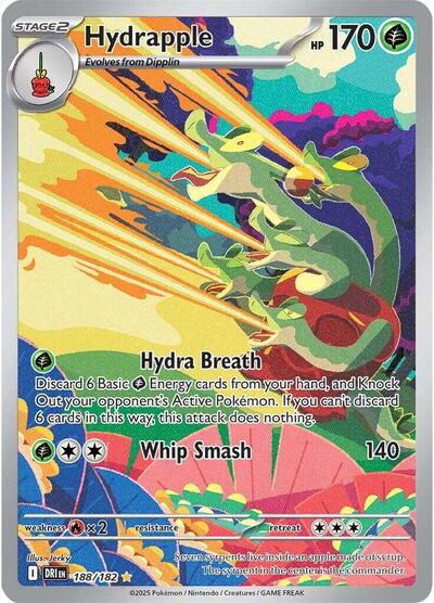 Hydrapple - 188 (SV10: Destined Rivals) Near Mint Holofoil