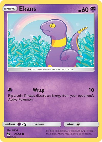 Ekans (25) (Hidden Fates) Near Mint