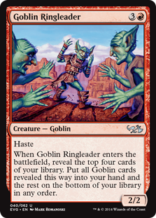 Goblin Ringleader (Duel Decks Anthology: Elves vs Goblins) Near Mint