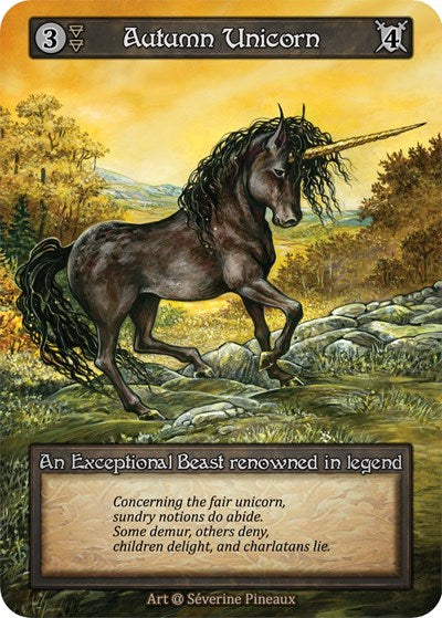 Autumn Unicorn (Alpha) Near Mint