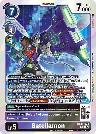 Satellamon (World Convergence) Near Mint Foil