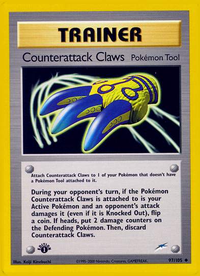 Counterattack Claws (Neo Destiny) Light Play 1st Edition