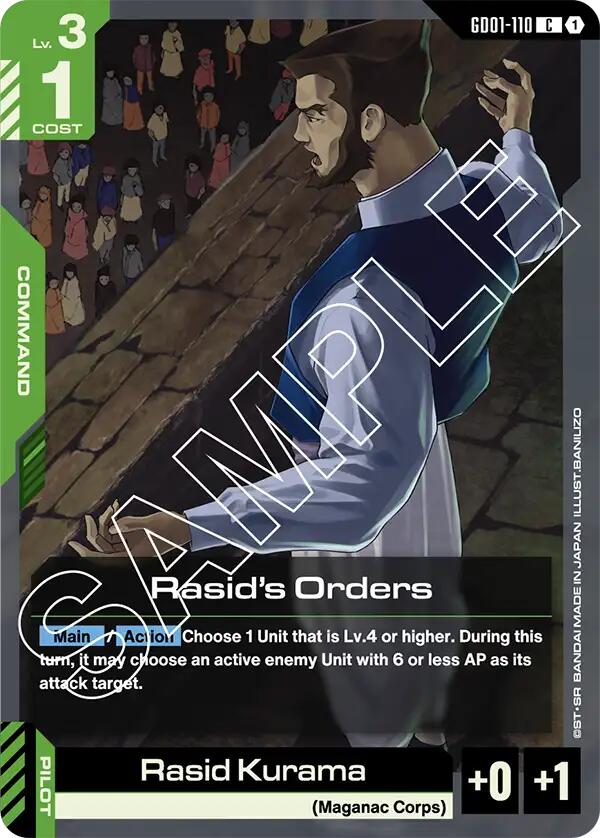 Rasid's Orders