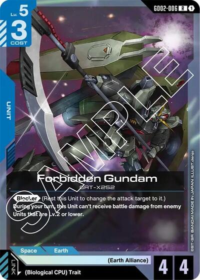 Forbidden Gundam (Dual Impact) Near Mint Holofoil - Nick Nack's Full Frontal Attack