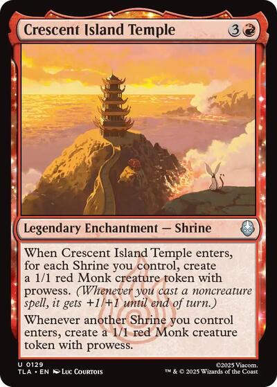 Crescent Island Temple (Avatar: The Last Airbender) Near Mint - Nick Nack's Full Frontal Attack