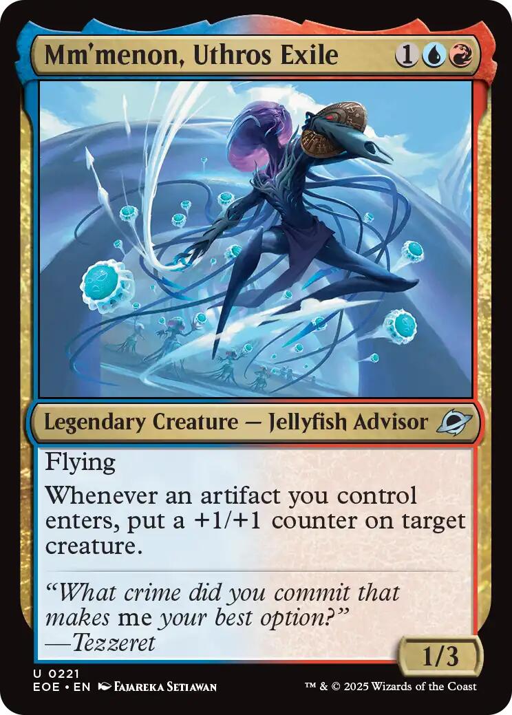 Mm'menon, Uthros Exile