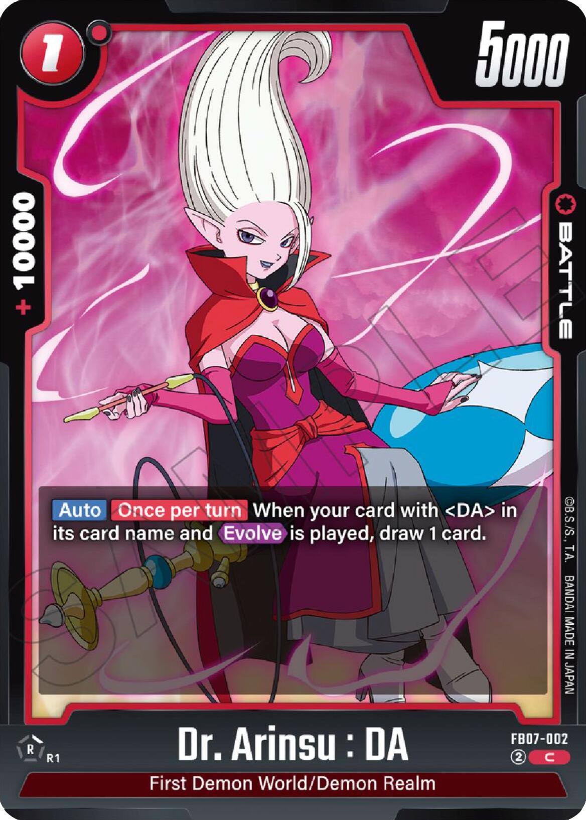 Dr. Arinsu : DA