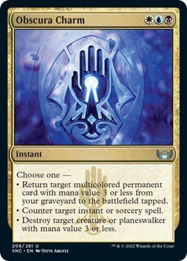 Obscura Charm (Streets of New Capenna) Near Mint - Nick Nack's Full Frontal Attack