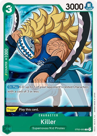 Killer (Starter Deck 2: Worst Generation) Near Mint - Nick Nack's Full Frontal Attack