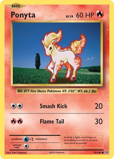 Ponyta (XY - Evolutions) Near Mint