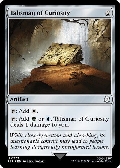Talisman of Curiosity (Surge Foil) (Universes Beyond: Fallout) Near Mint Foil