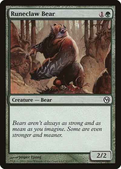 Runeclaw Bear (Duels of the Planeswalkers) Near Mint
