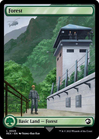Forest (25) (Universes Beyond: Jurassic World Collection) Near Mint - Nick Nack's Full Frontal Attack