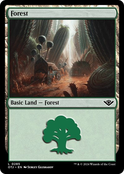 Forest (0285) (Outlaws of Thunder Junction) Near Mint