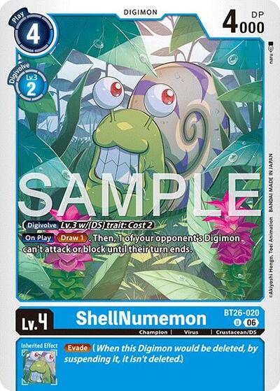 ShellNumemon (Timeless Bonds) Near Mint