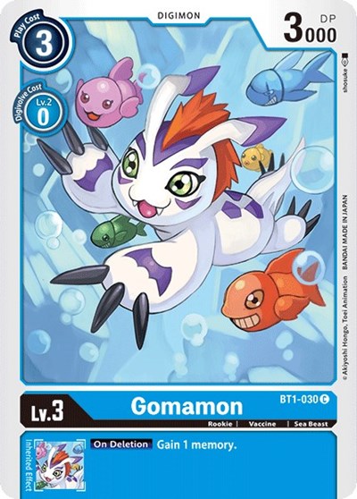 Gomamon BT1-030 (Release Special Booster) Near Mint