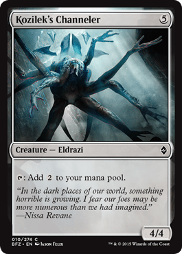 Kozilek's Channeler (Battle for Zendikar) Near Mint - Nick Nack's Full Frontal Attack