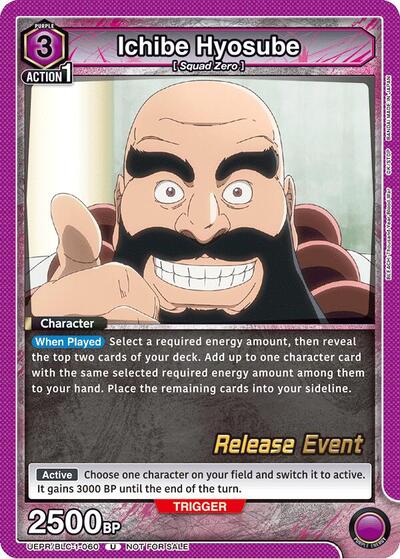 Ichibe Hyosube (BLEACH: Thousand-Year Blood War Release Event Cards) Near Mint