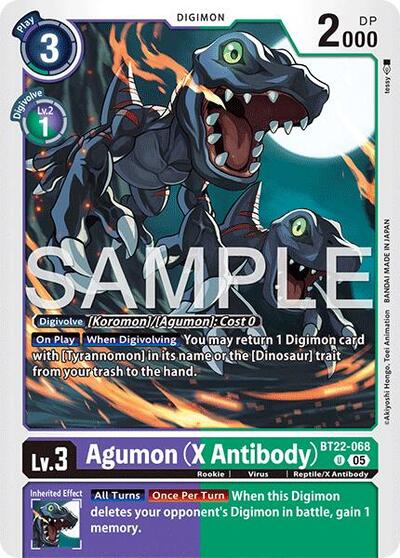 Agumon (X Antibody) (Cyber Eden) Near Mint - Nick Nack's Full Frontal Attack