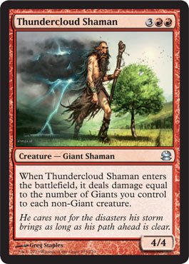 Thundercloud Shaman (Modern Masters) Near Mint - Nick Nack's Full Frontal Attack