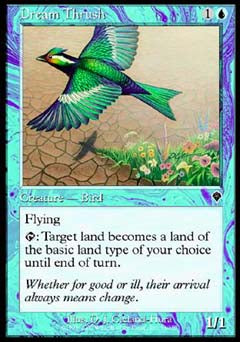 Dream Thrush (Invasion) Light Play Foil