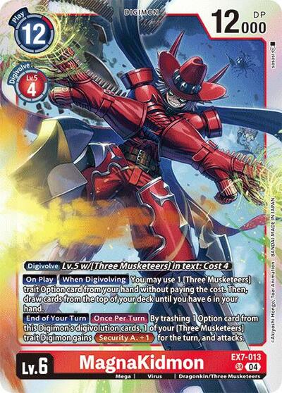 MagnaKidmon (Digimon LIBERATOR) Near Mint Foil - Nick Nack's Full Frontal Attack
