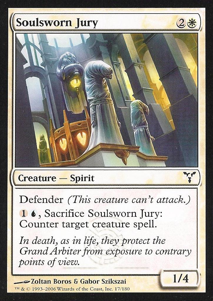 Soulsworn Jury (Dissension) Light Play