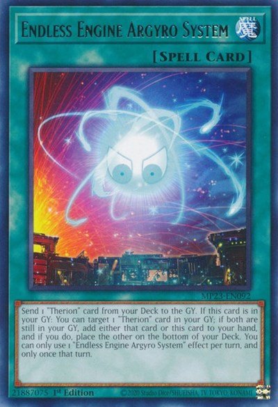 Endless Engine Argyro System (25th Anniversary Tin: Dueling Heroes Mega Pack) Light Play 1st Edition - Nick Nack's Full Frontal Attack