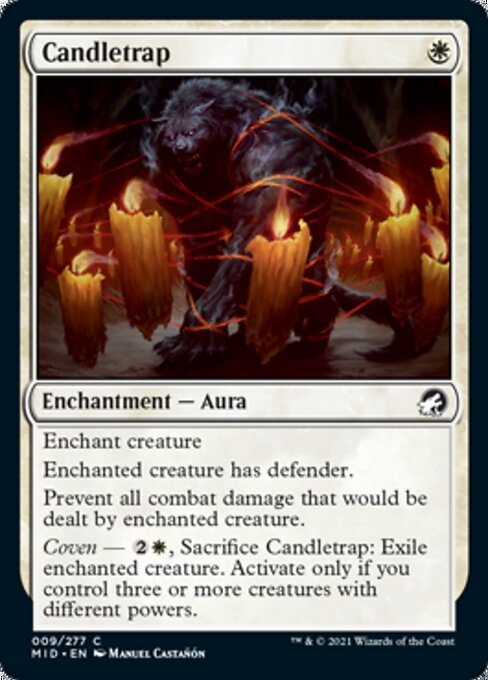 Candletrap (Innistrad: Midnight Hunt) Near Mint - Nick Nack's Full Frontal Attack