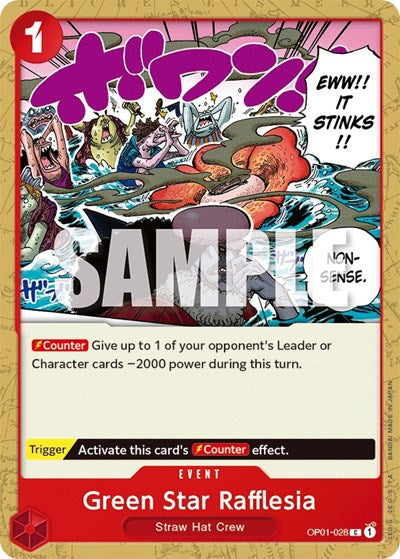 Green Star Rafflesia (Romance Dawn) Near Mint