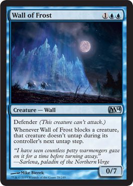 Wall of Frost (Magic 2014 Core Set) Near Mint - Nick Nack's Full Frontal Attack