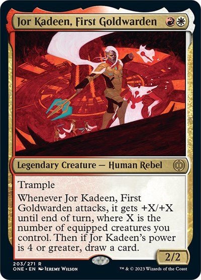 Jor Kadeen, First Goldwarden (Phyrexia: All Will Be One) Near Mint Foil - Nick Nack's Full Frontal Attack