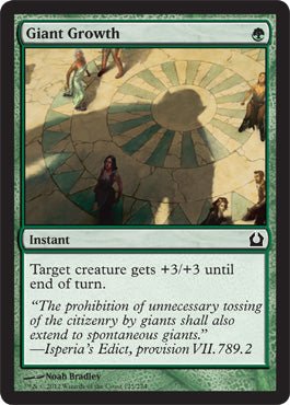 Giant Growth (Return to Ravnica) Near Mint - Nick Nack's Full Frontal Attack