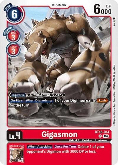 Gigasmon (Release Special Booster 2.0) Heavy Play
