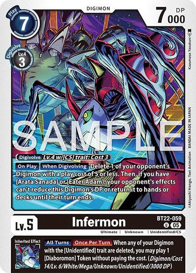 Infermon (Cyber Eden) Near Mint - Nick Nack's Full Frontal Attack