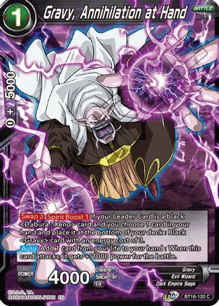 Demon God Gravy, Aniquilación a la mano [BT16-120] 