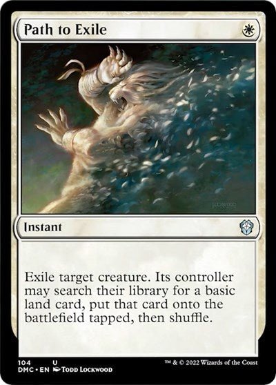 Path to Exile (Commander: Dominaria United) Near Mint - Nick Nack's Full Frontal Attack