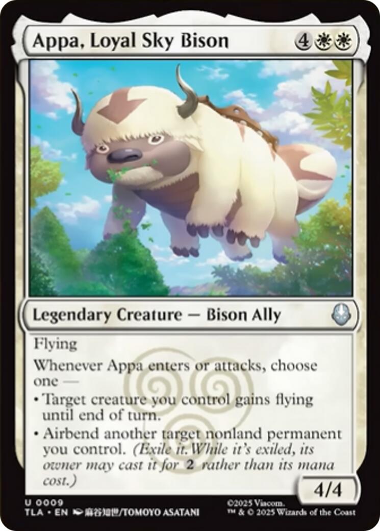 Appa, Loyal Sky Bison