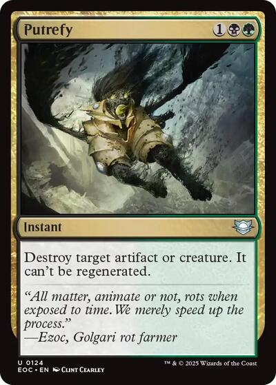 Putrefy (Commander: Edge of Eternities) Near Mint - Nick Nack's Full Frontal Attack