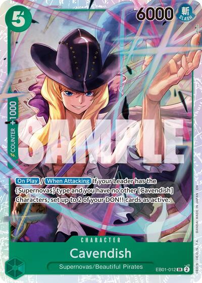 Cavendish EB01 - 012 (Reprint) (Premium Booster - The Best - Vol. 2) Near Mint Foil - Nick Nack's Full Frontal Attack