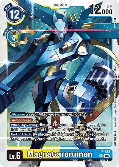 MagnaGarurumon (Store Tournament 2024 Oct. Dec. Participation Pack) (Digimon Promotion Cards) Near Mint - Nick Nack's Full Frontal Attack