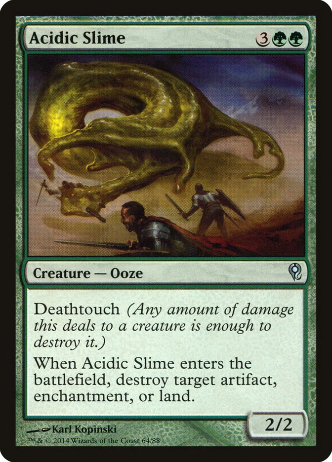 Acidic Slime [Duel Decks: Jace contre Vraska] 