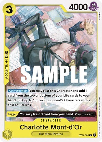Charlotte Mont - d'Or (Starter Deck 7: Big Mom Pirates) Near Mint - Nick Nack's Full Frontal Attack