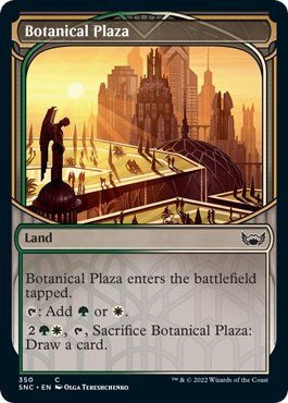 Botanical Plaza (Showcase) (Streets of New Capenna) Near Mint - Nick Nack's Full Frontal Attack