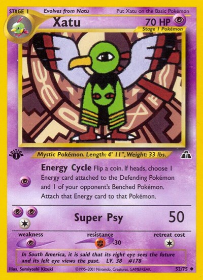Xatu (Neo Discovery) Light Play 1st Edition