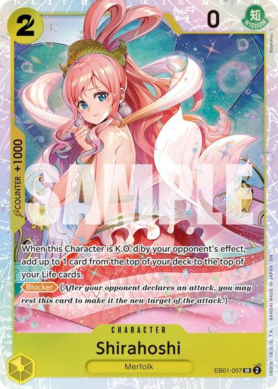 Shirahoshi (Reprint) (Premium Booster - The Best - Vol. 2) Near Mint Foil - Nick Nack's Full Frontal Attack